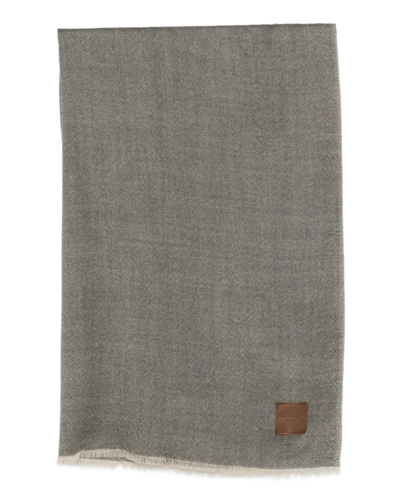 Max Mara WKAquantum Schal mit Fransensaum - Braun Braun
