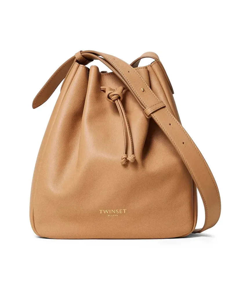 Twin-Set Forever Beuteltasche - Nude Nude