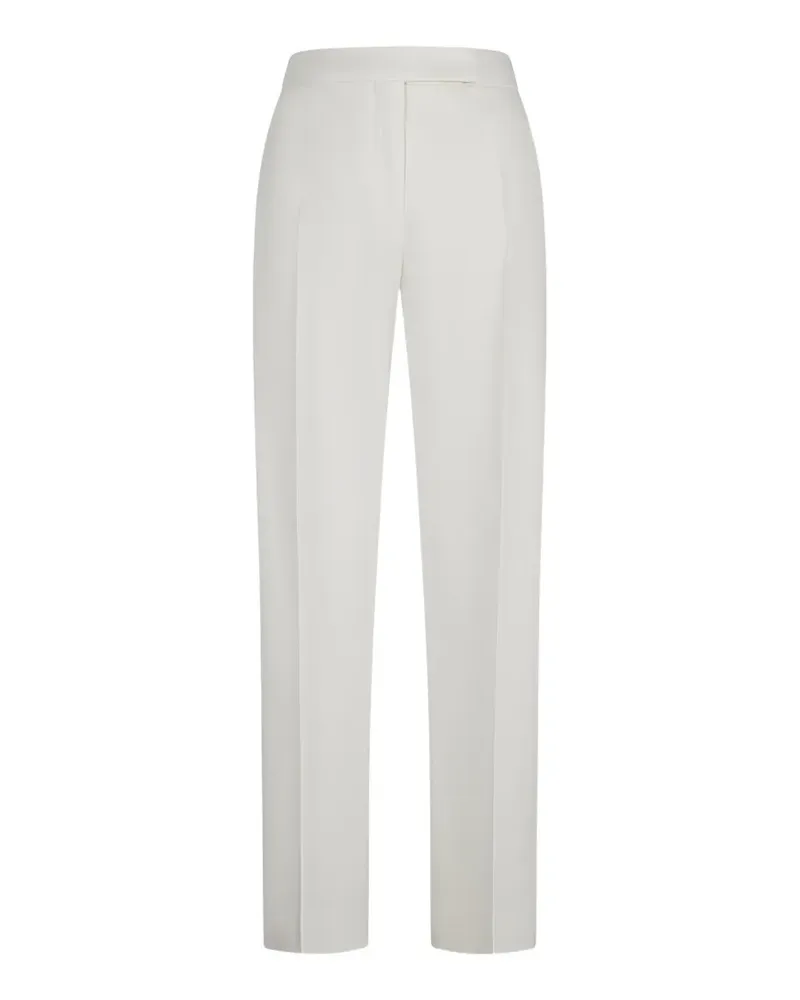 Max Mara cotton satin trousers - Weiß Weiß