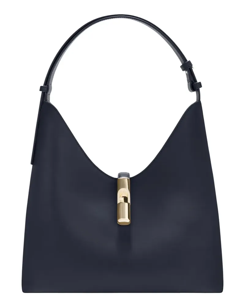 Furla Mittelgroße Goccia Schultertasche - Blau Blau