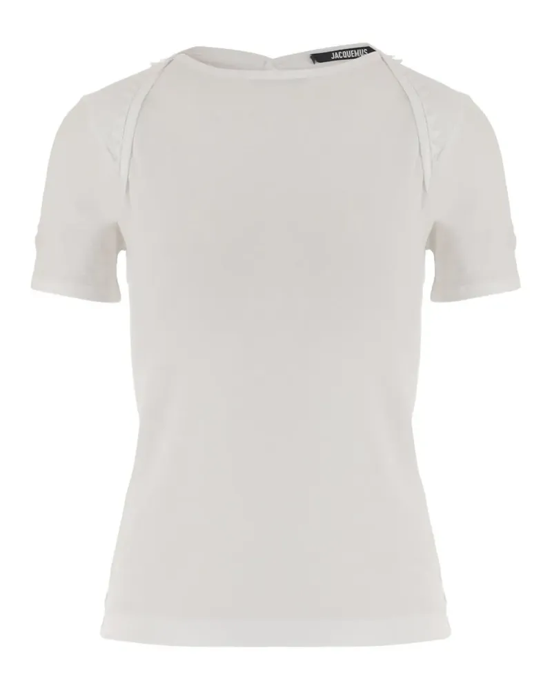 Jacquemus Hemd mit Rüschenborten - Weiß Weiß