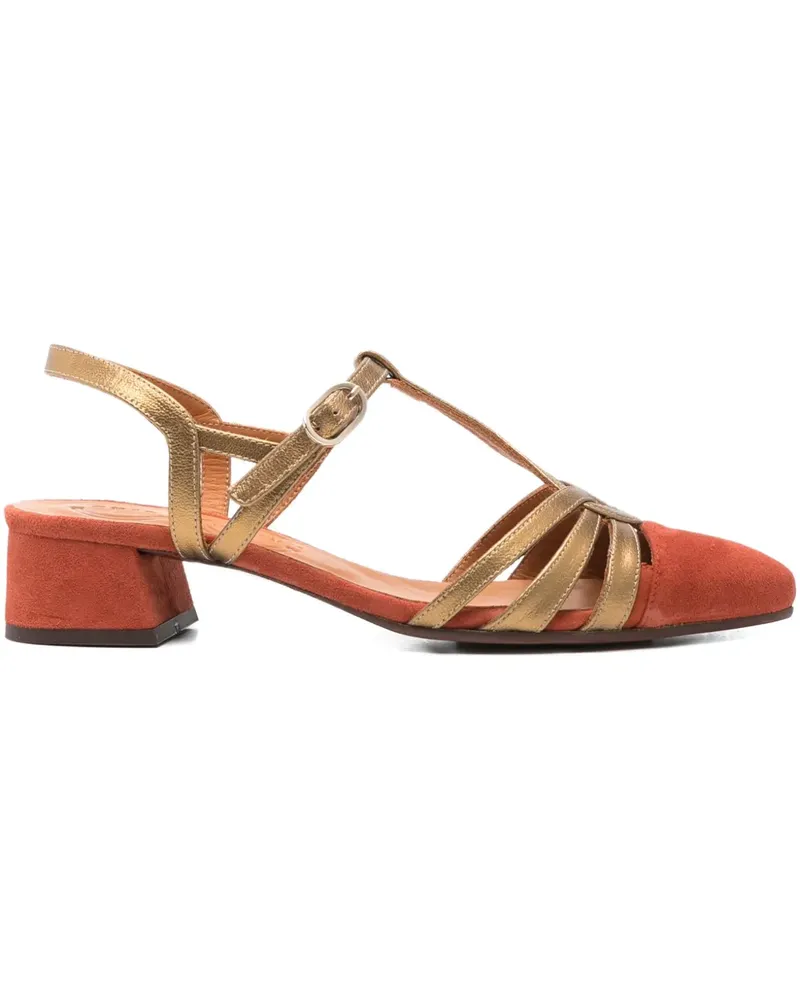 Chie Mihara Pumps mit T-Riemen 40mm - Orange Orange