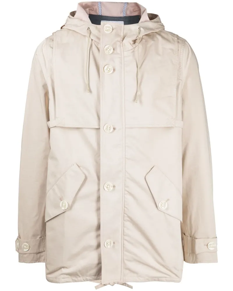 PRIVATE STOCK The Leonidas Kapuzenjacke Nude