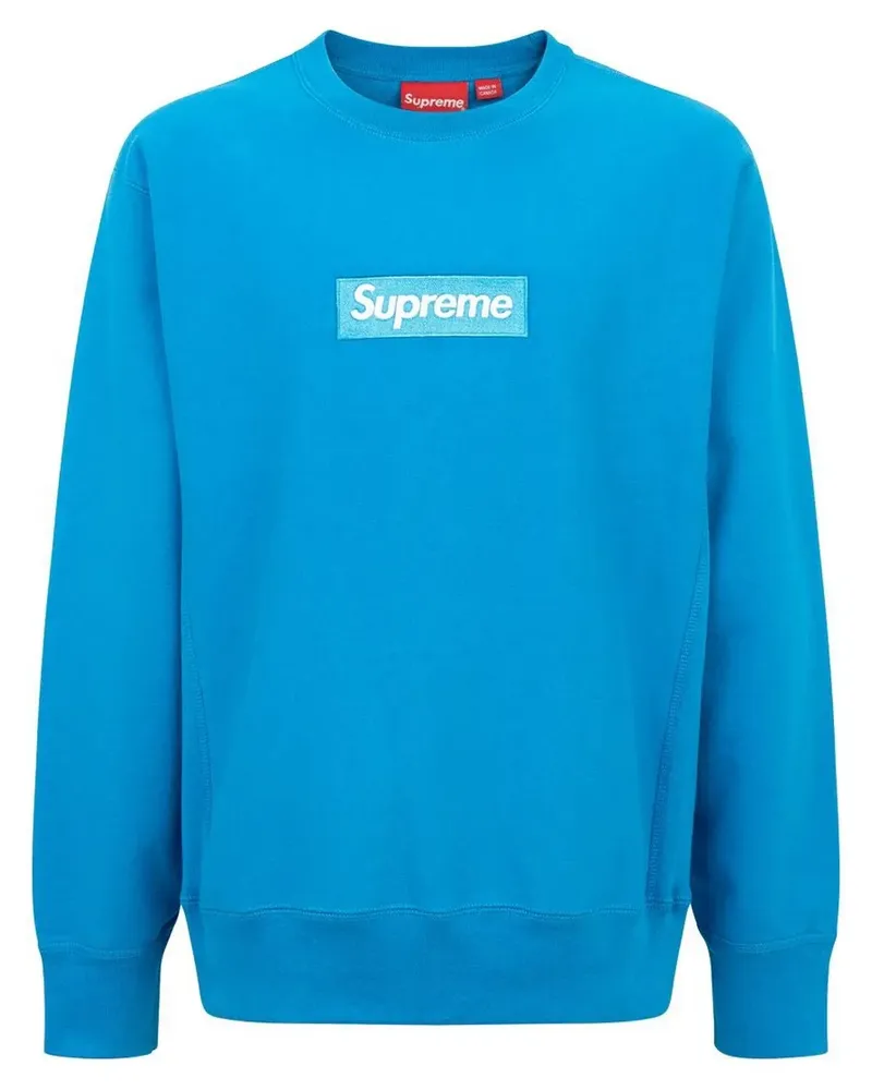 Supreme Being Sweatshirt mit Logo - Blau Blau