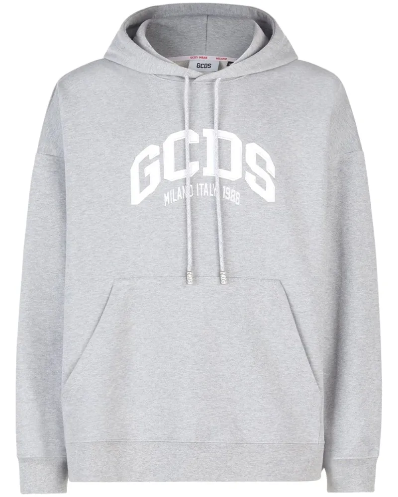 GCDS 1988 Hoodie mit Logo-Print - Grau Grau