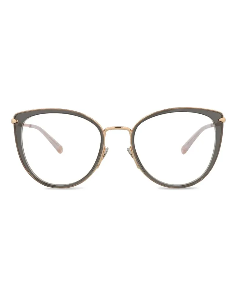 Pomellato Cat-Eye-Brille - Grau Grau
