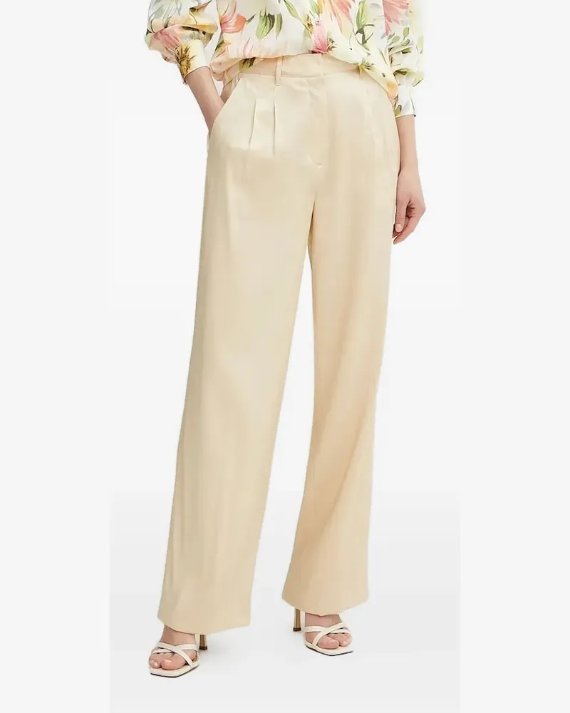 Guess Hose aus Satin - Nude Nude
