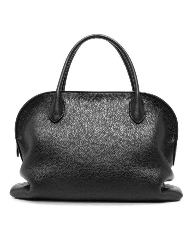 The Row Agnes 12 leather tote bag - Schwarz Schwarz