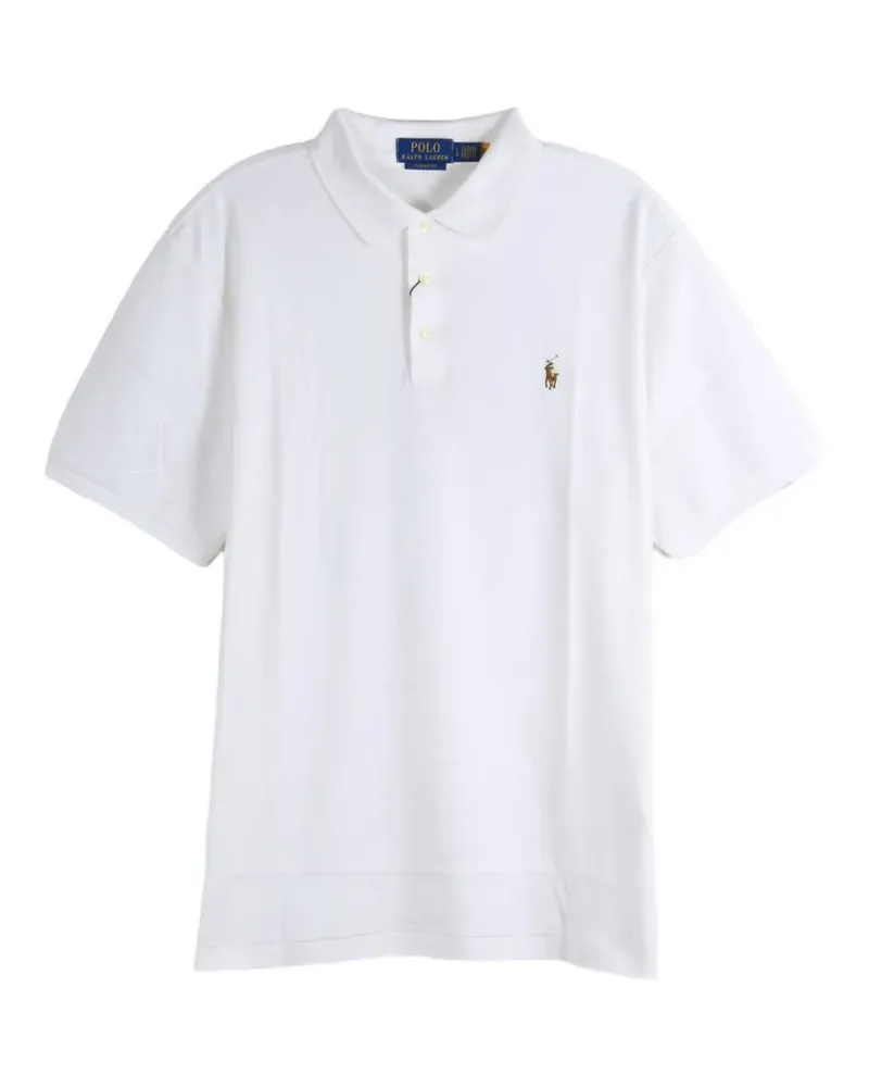 Ralph Lauren embroidered-logo polo shirt - Weiß Weiß