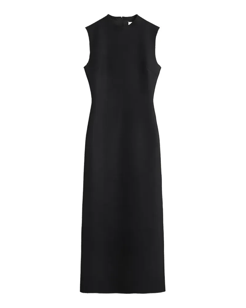 Maison Margiela Ärmelloses Midikleid - Schwarz Schwarz