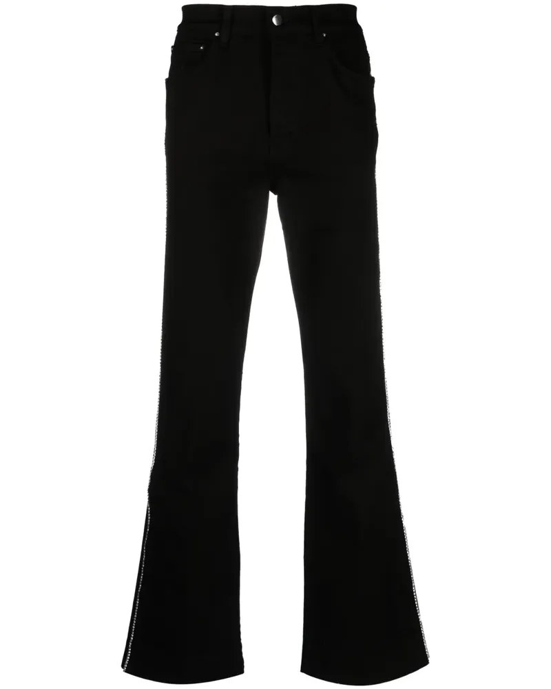Amiri Klassische Straight-Leg-Jeans - Schwarz Schwarz