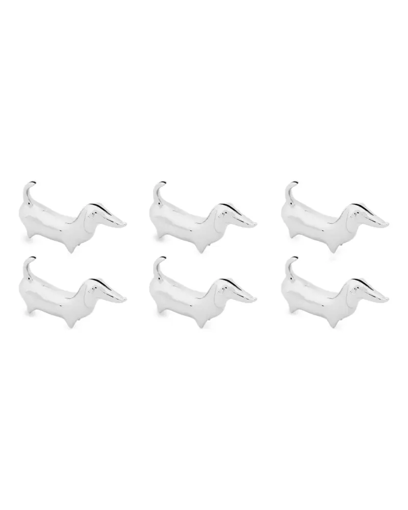 Smythson dog place card holder - Silber Silber