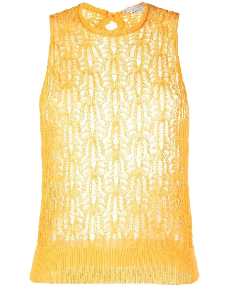 Stella McCartney Top mit Zickzackmuster - Gelb Gelb