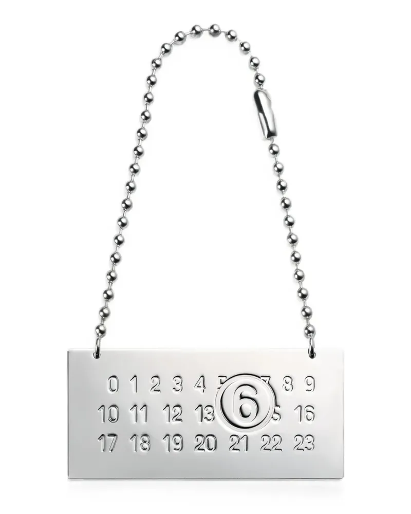 Maison Margiela ball chain keyring - Silber Silber