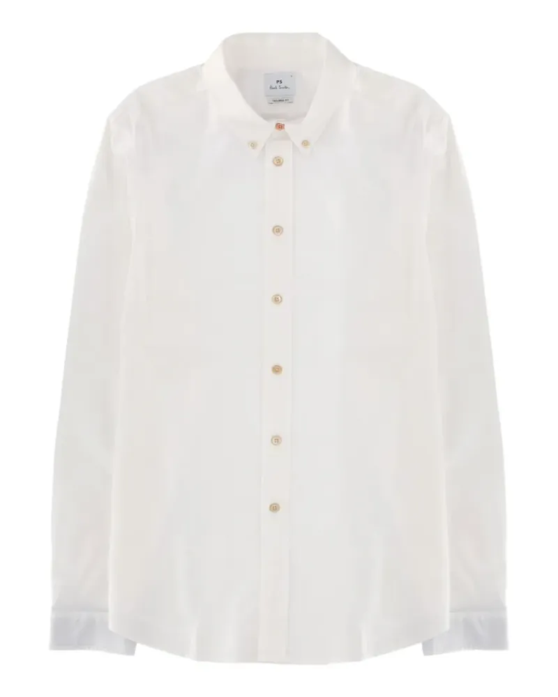 Paul Smith Hemd mit Button-down-Kragen - Weiß Weiß