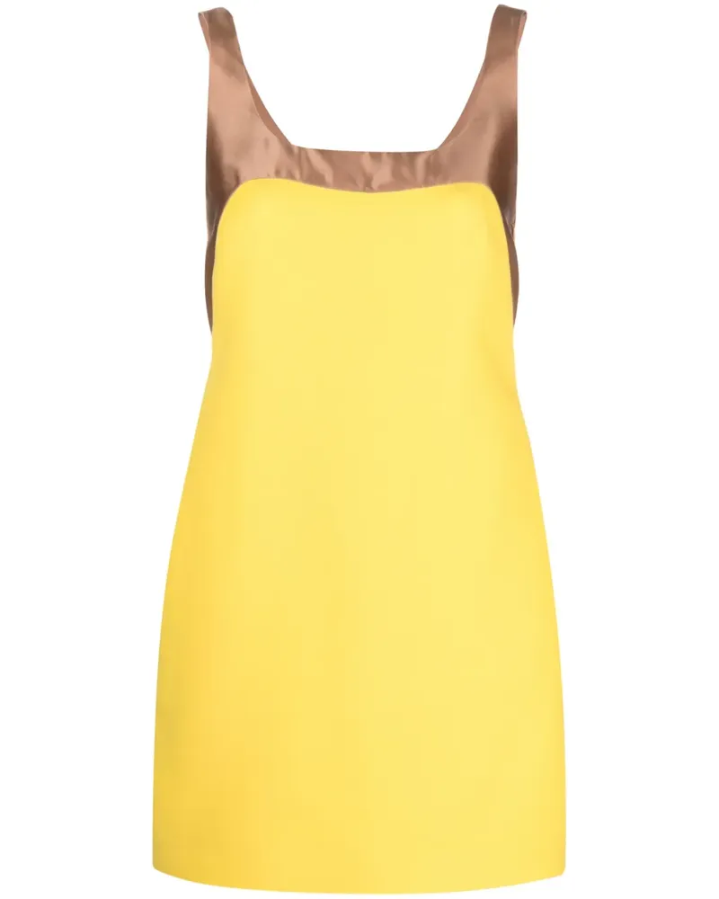 Valentino Garavani Minikleid in Colour-Block-Optik - Gelb Gelb