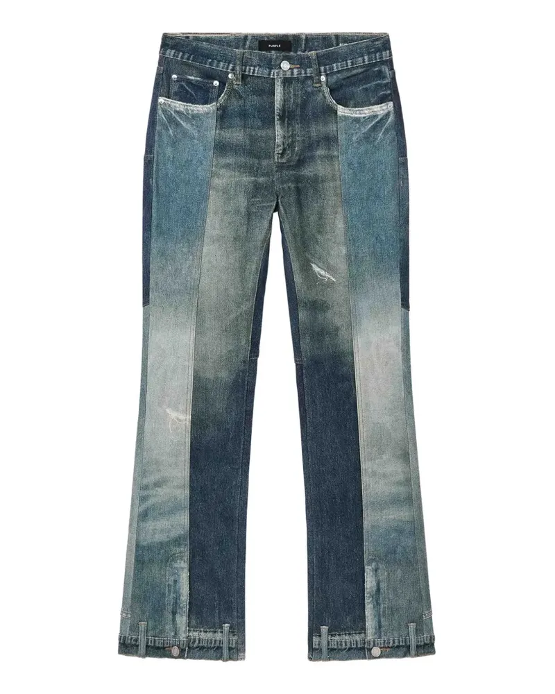 PURPLE BRAND Upside Down flared jeans - Blau Blau