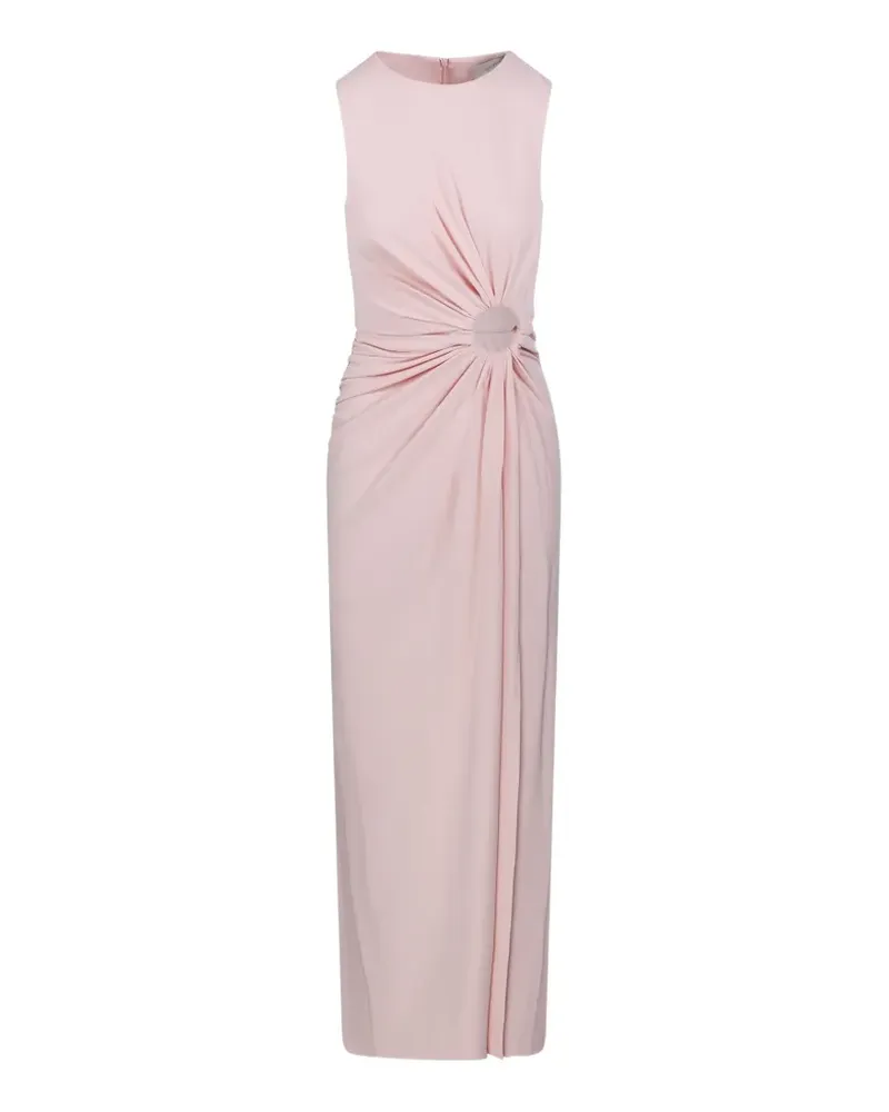 SPORTMAX Drapiertes Maxikleid mit Ringdetail - Rosa Rosa