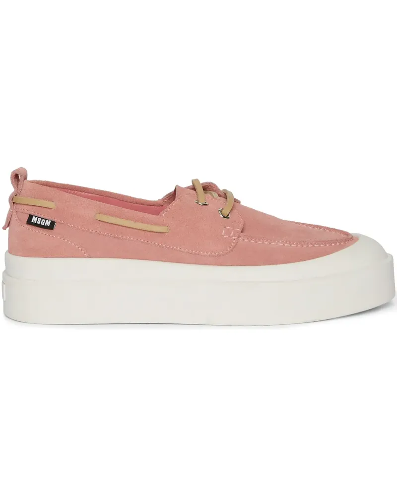 MSGM Loafer aus Wildleder - Rosa Rosa