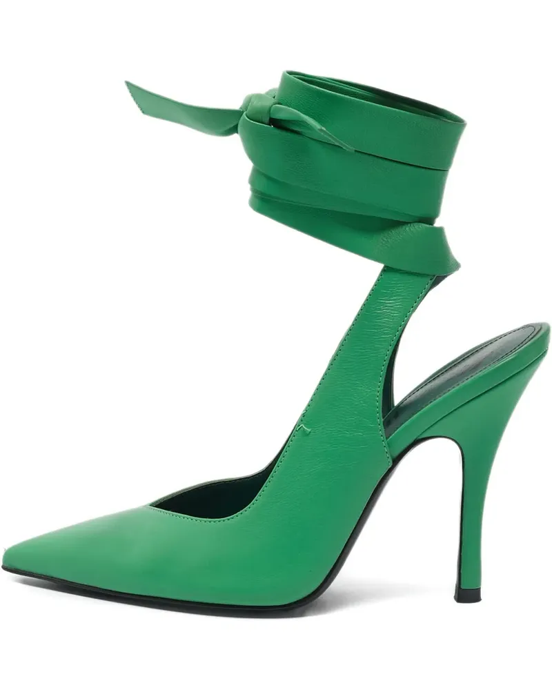 ATTICO Pre-owned Venus Pumps im Wickelstil 110mm - Grün Grün