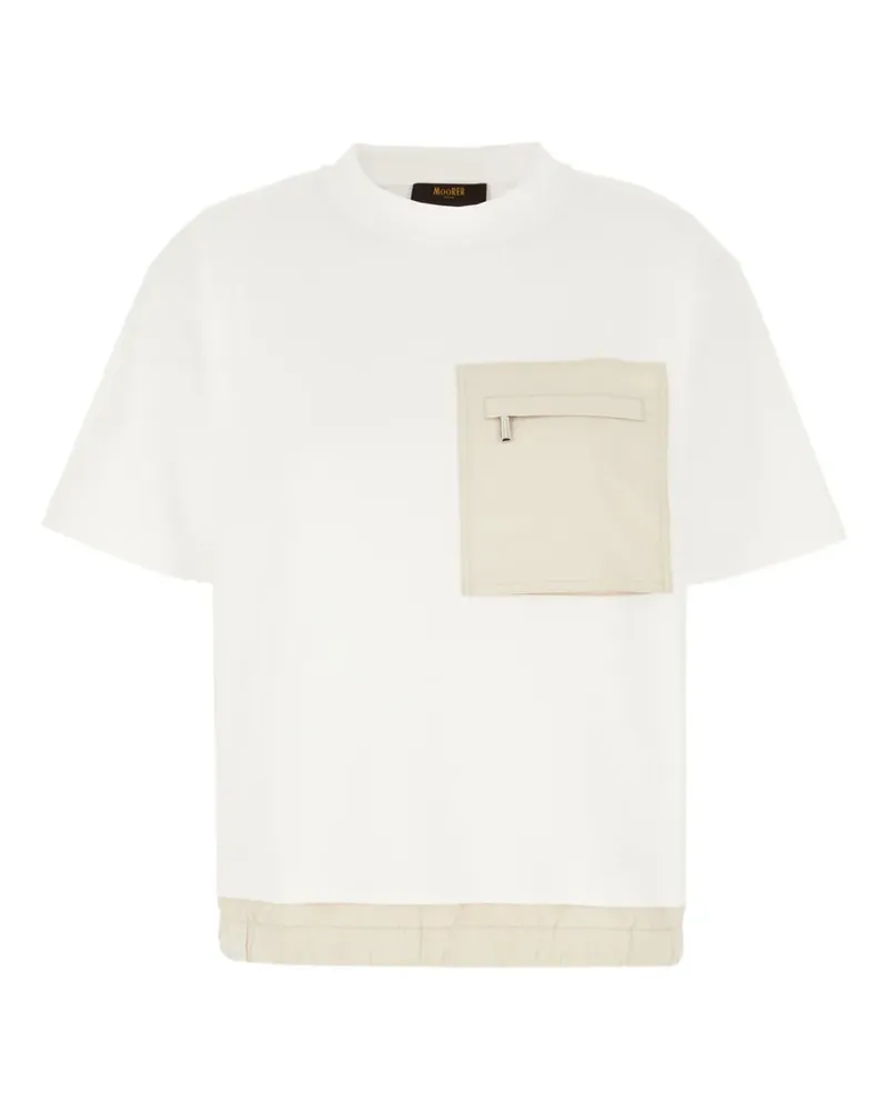 MOORER Samoa T-shirt - Weiß Weiß
