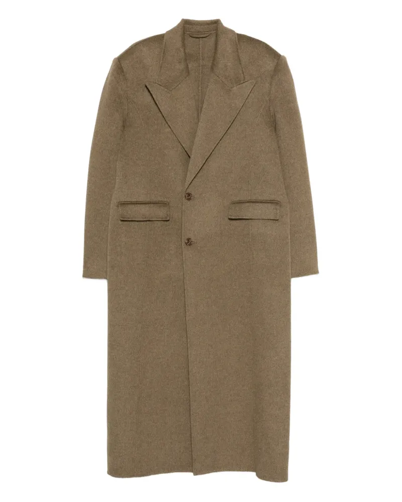 Séfr Tetsu pocket single-breasted coat - Grün Grün