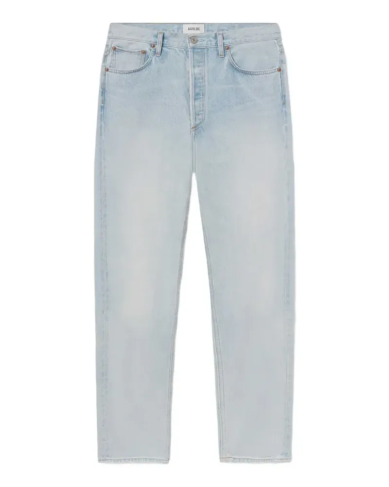 AGOLDE 90's faded straight-leg jeans - Blau Blau