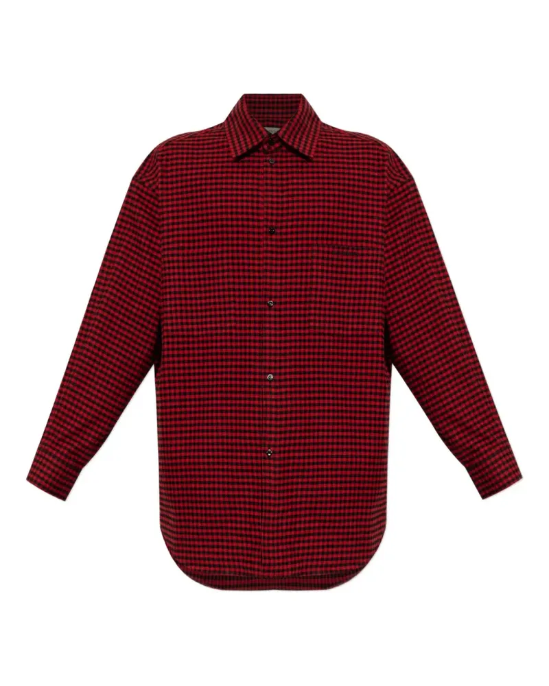Balenciaga Kariertes Hemd - Rot Rot