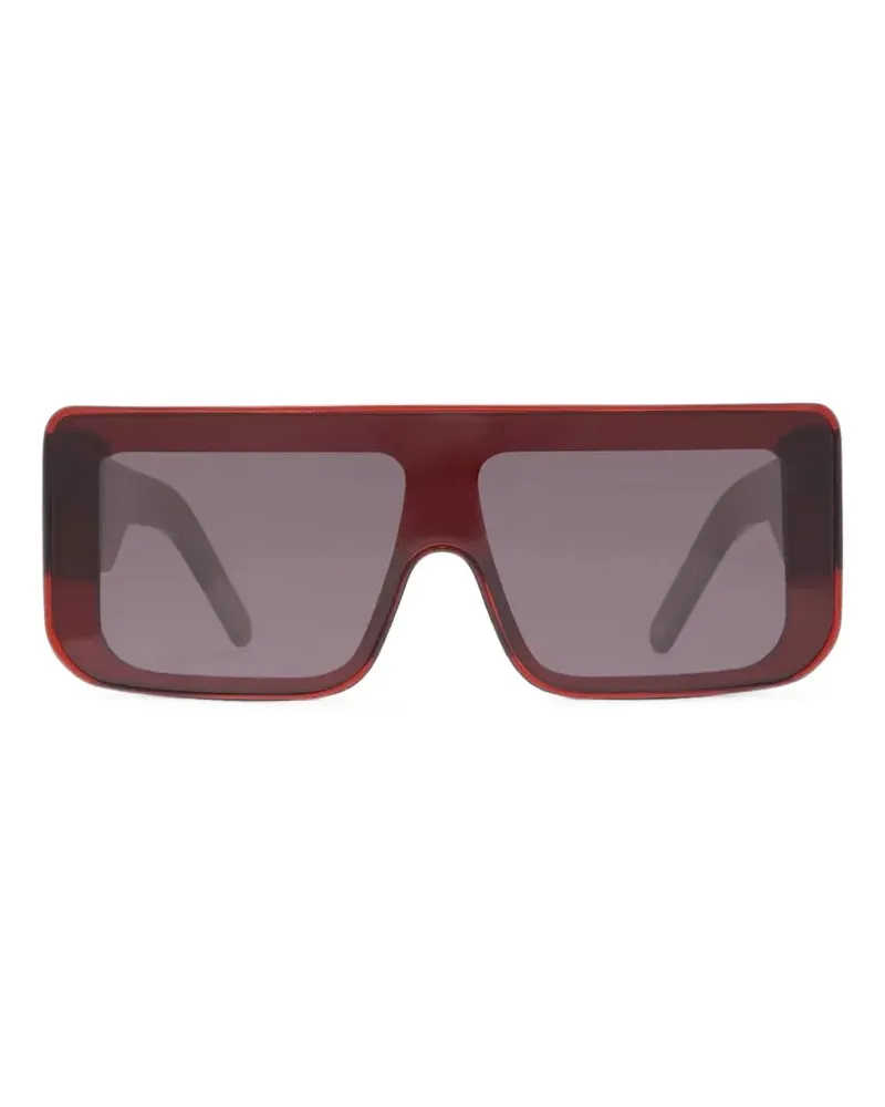 DRKSHDW by Rick Owens Documenta Sonnenbrille - Rot Rot