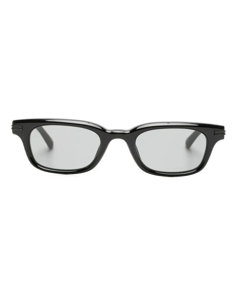 CHIMI Noct rectangle-frame sunglasses - Schwarz Schwarz