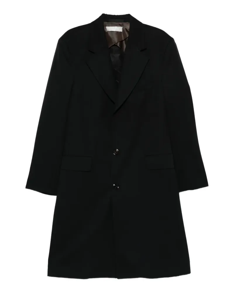Our Legacy Geknöpfter Dolphin Mantel - Schwarz Schwarz