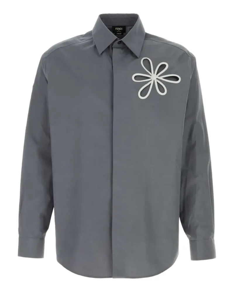 Fendi long sleeves shirt - Grau Grau