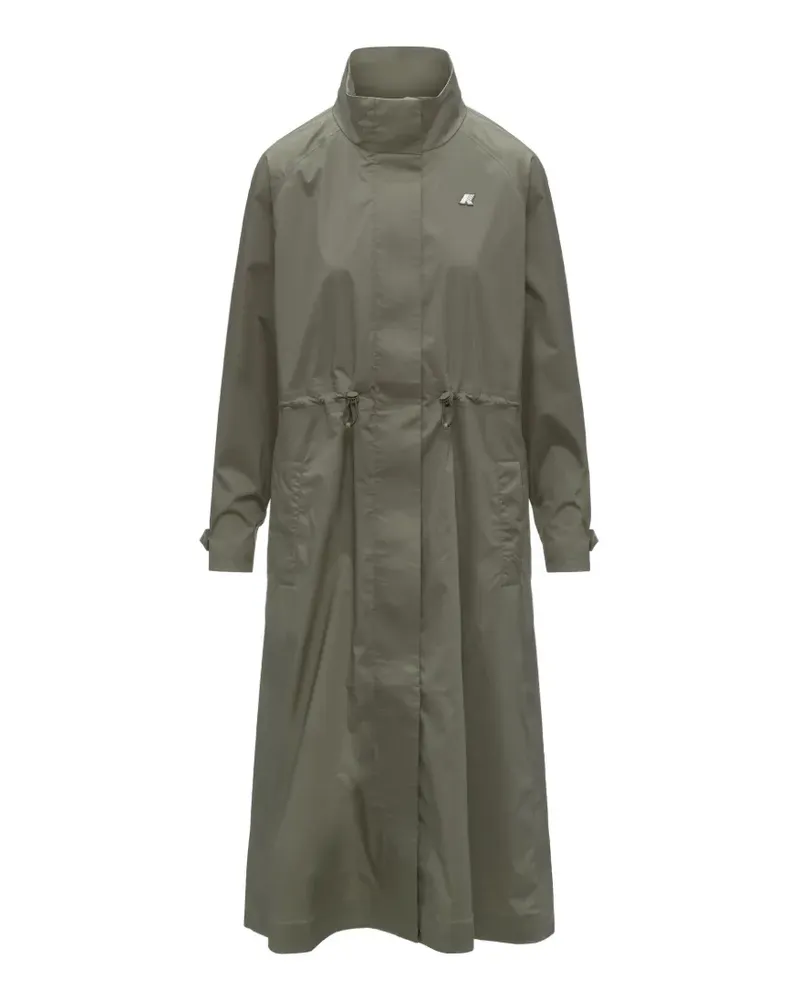 K-Way Barbrein drawstring long coat - Grün Grün