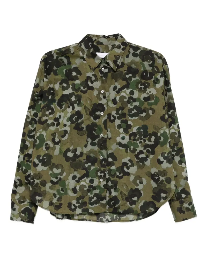 Robert Friedman floral-print button-down shirt - Grün Grün