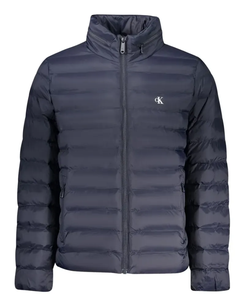 Calvin Klein Gesteppte Kapuzenjacke - Blau Blau