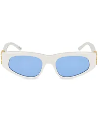 Balenciaga Dinasty BB Cat-Eye-Sonnenbrille Weiß