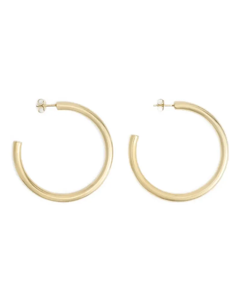 Christophe Lemaire Klassische Creolen - Gold Gold