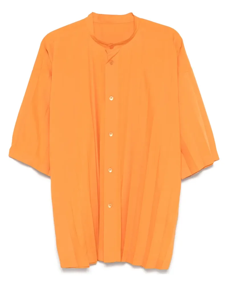 Issey Miyake Edge Hemd - Orange Orange