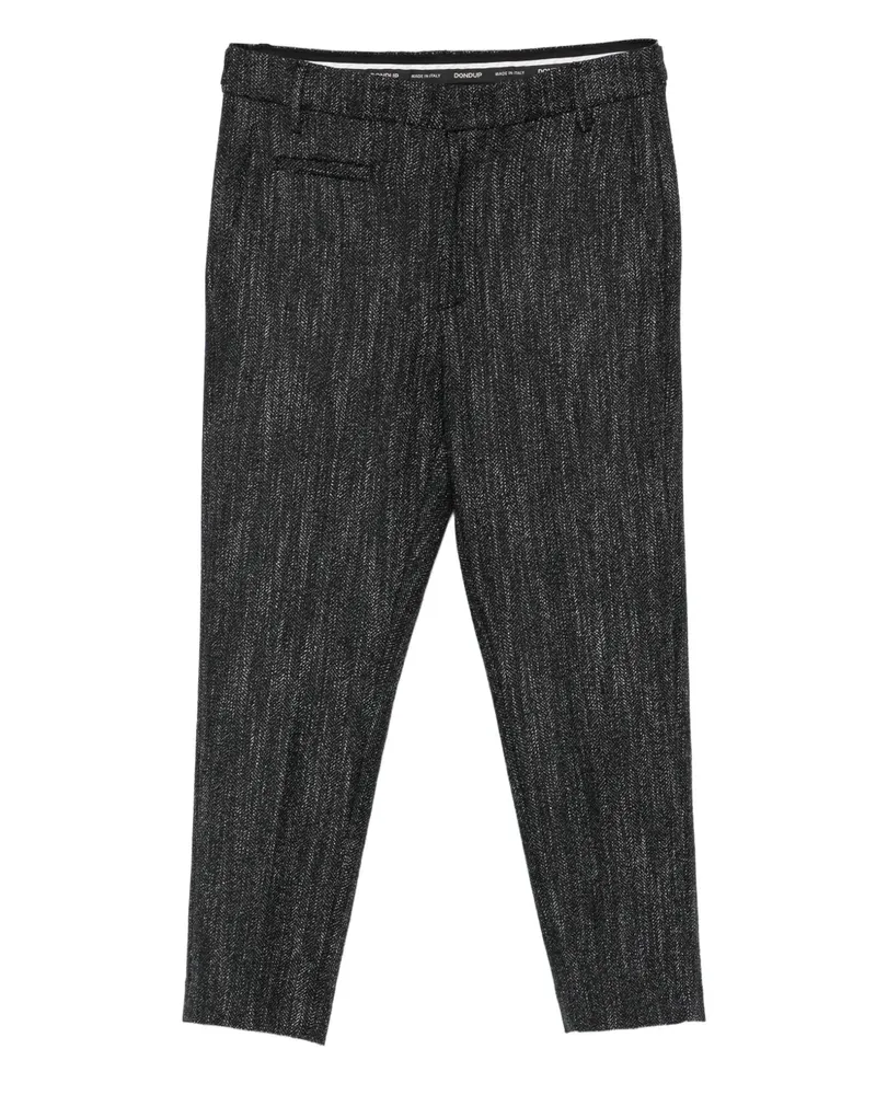 Dondup Hose mit Metallic-Detail - Schwarz Schwarz