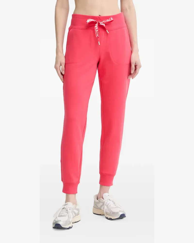 DKNY logo-drawstring track pants - Rosa Rosa