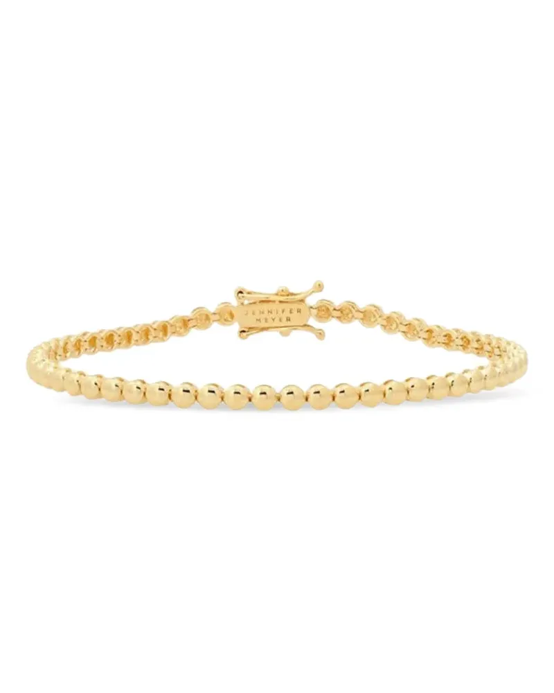 Jennifer Meyer Mini 18kt Bezel Gelbgoldarmband Gold