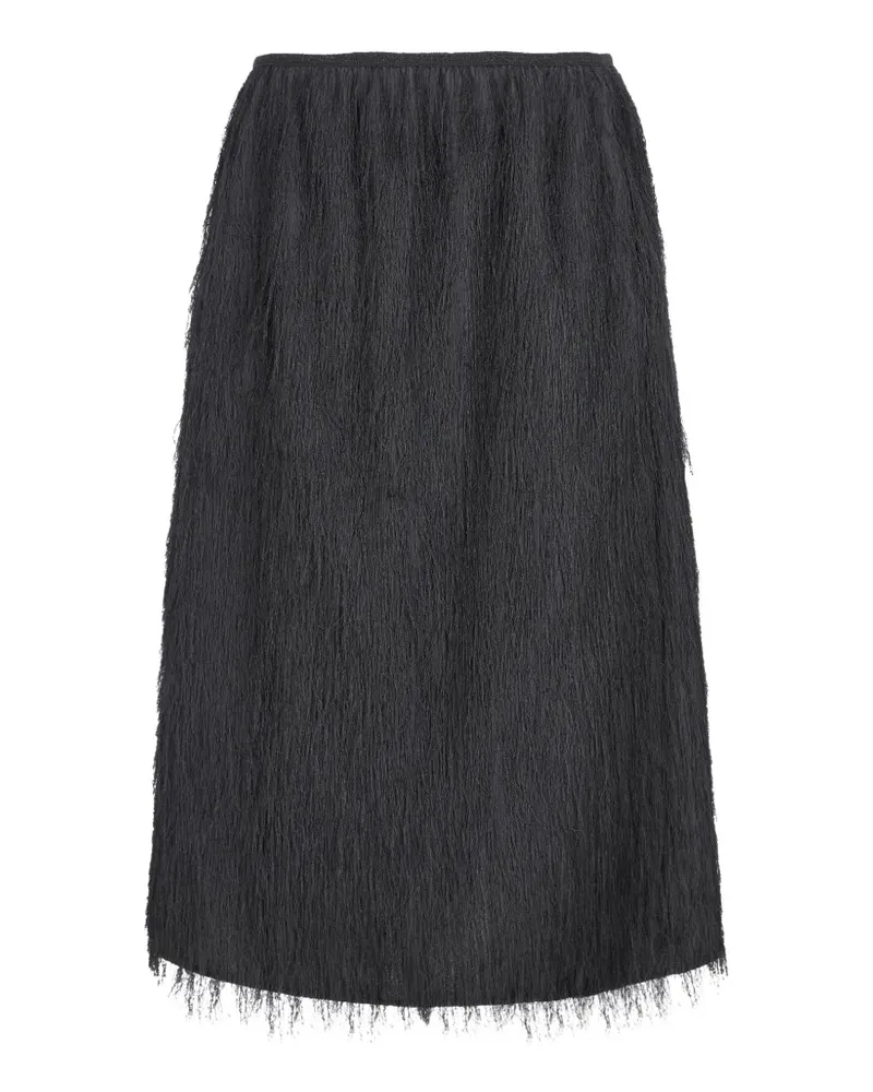 JNBY Jacquard-Rock mit Fransen - Schwarz Schwarz