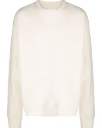 Jil Sander Pullover mit gebürstetem Effekt Weiß