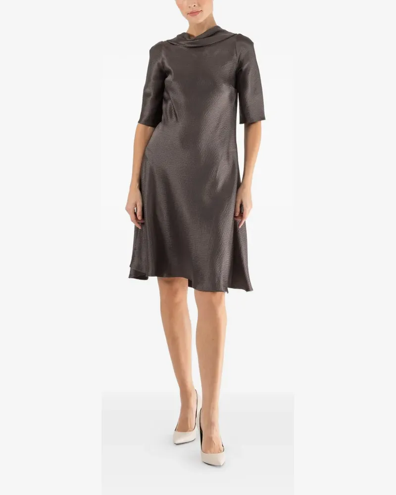 Peter Cohen Vic short-sleeve mini dress - Grau Grau