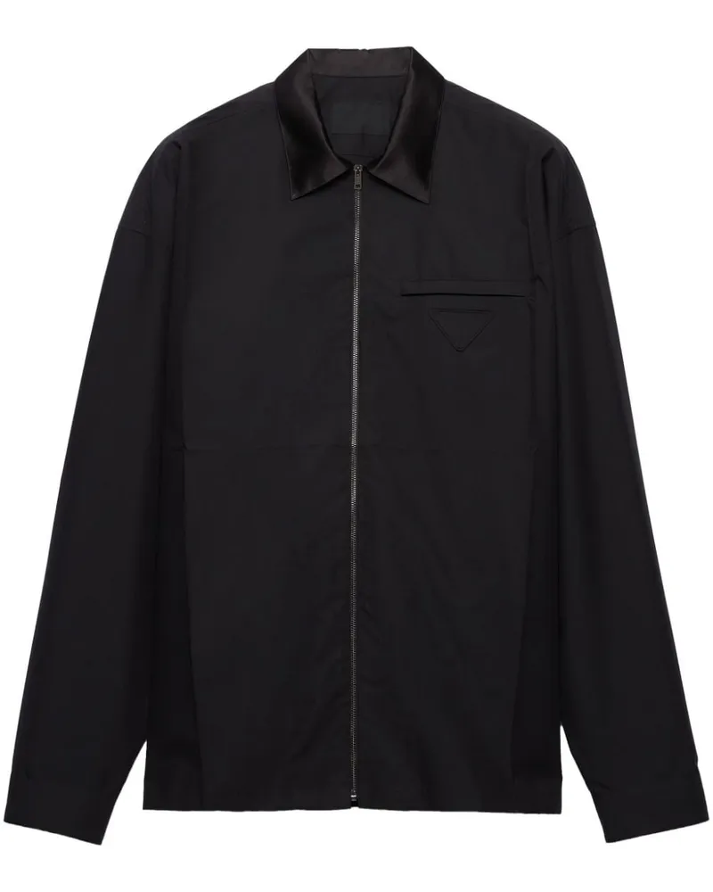 Prada Klassisches Hemd - Schwarz Schwarz