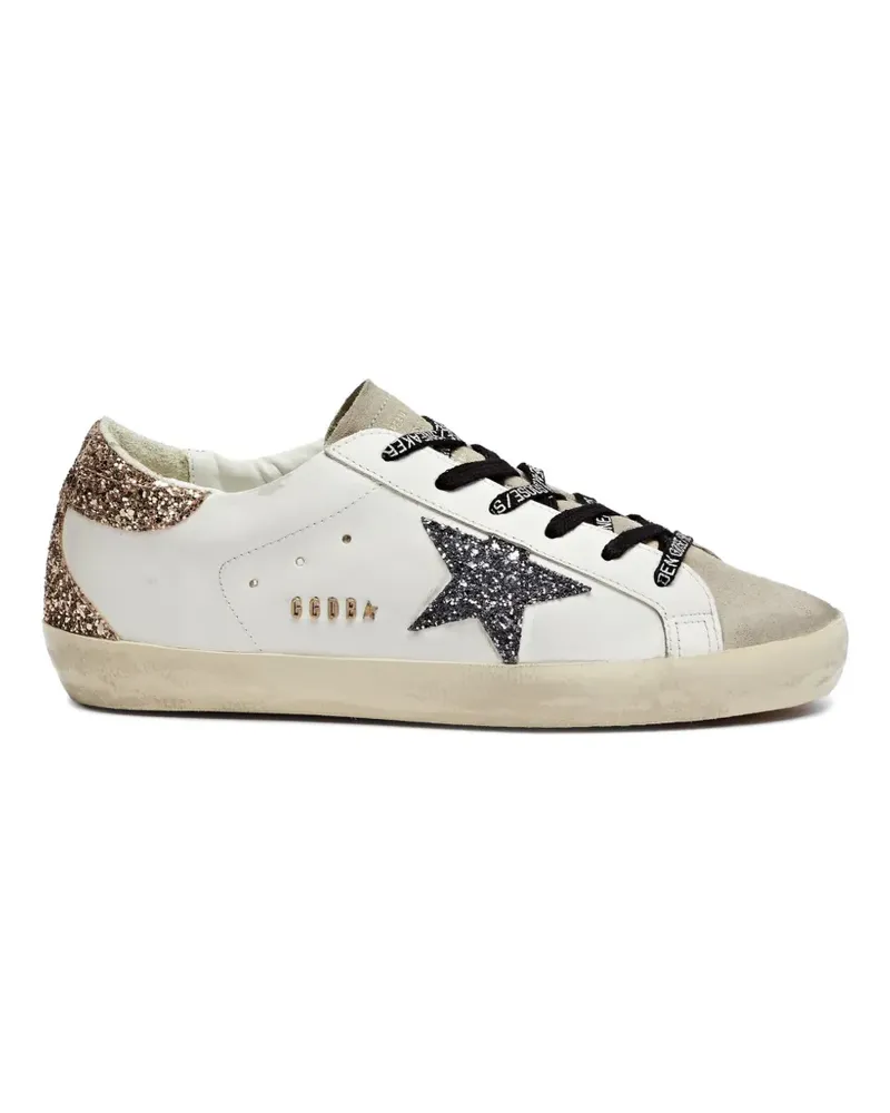 Golden Goose glitter-embellished sneakers - Weiß Weiß