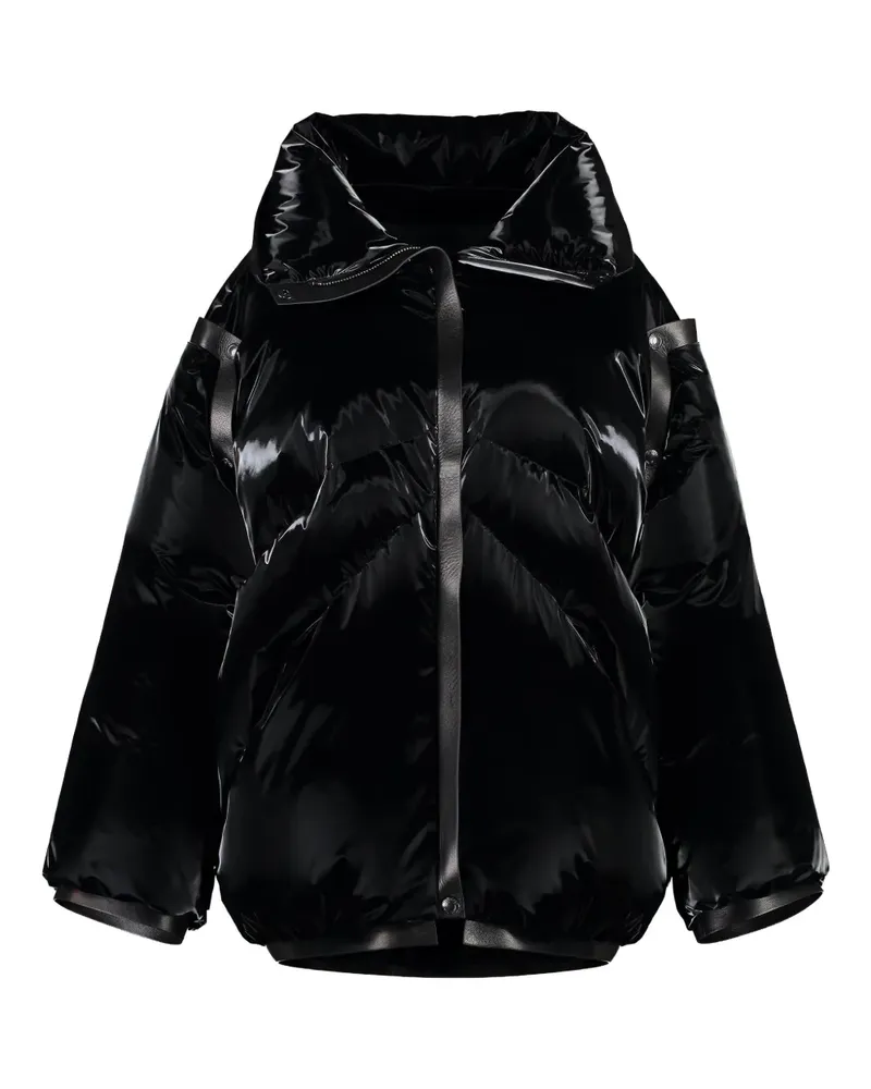 Tom Ford Gefütterte Lederjacke - Schwarz Schwarz