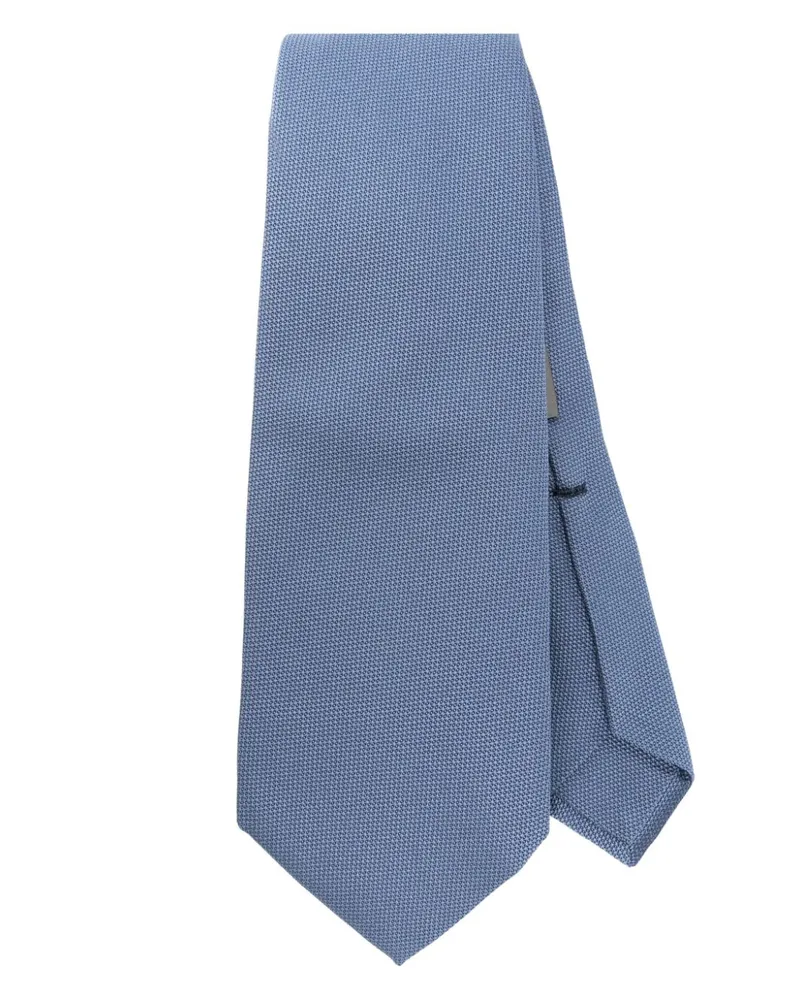 Corneliani Krawatte aus Seide - Blau Blau