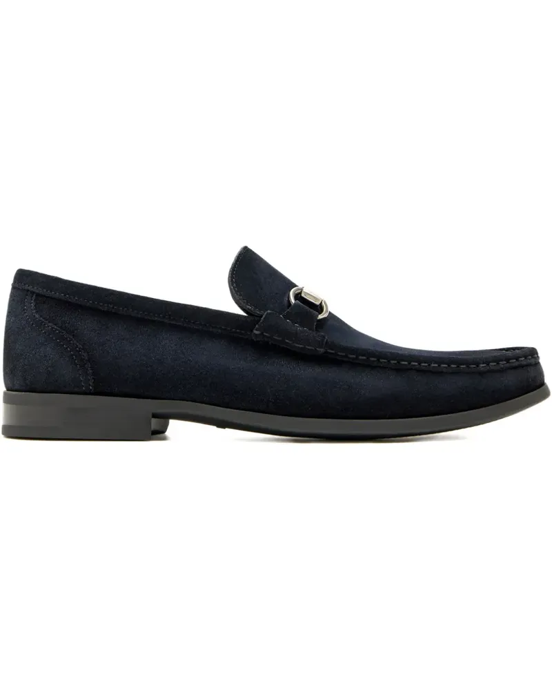 Magnanni Loafer aus Wildleder mit Stegverzierung - Blau Blau