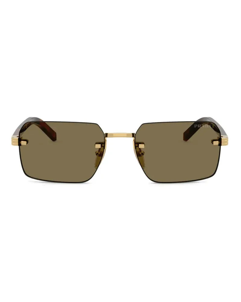 Prada rimless sunglasses - Gold Gold